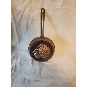 Vintage Copper, Brass Molded Strawberry Decorative Pans. Great Kitchen Display